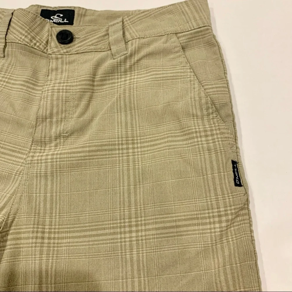 O’NEILL Tan Plaid Shorts